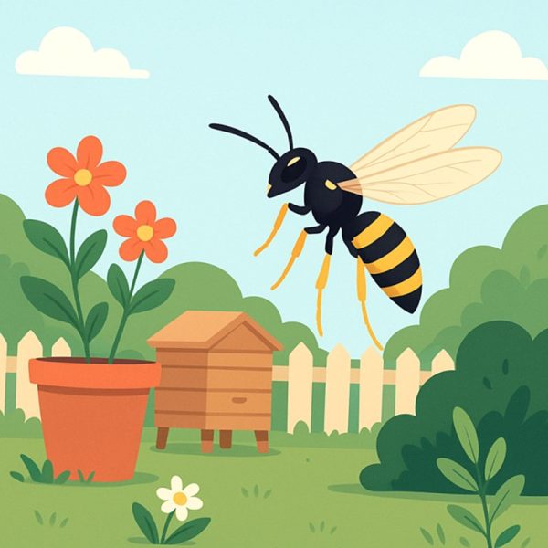 Comment éloigner les guêpes du jardin sans les tuer