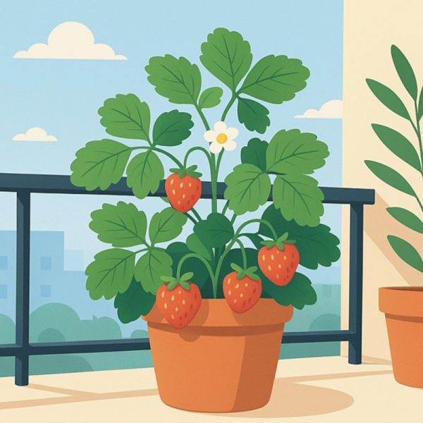 Comment faire pousser des fraises sur son balcon