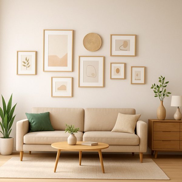 Comment habiller un grand mur vide dans le salon
