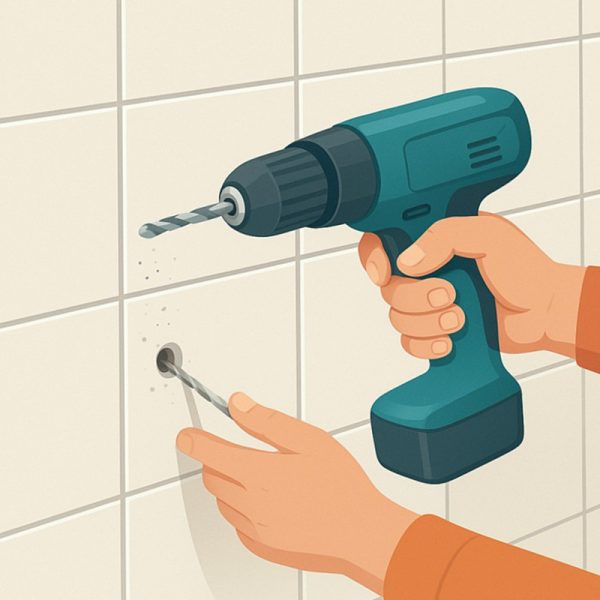 Comment percer un carrelage sans le fissurer Comment percer un carrelage sans le fissurer