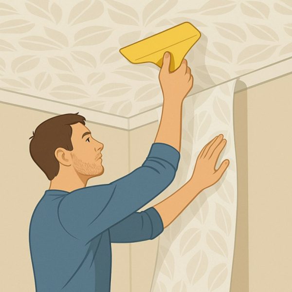 Comment poser du papier peint au plafond seul Comment poser du papier peint au plafond seul